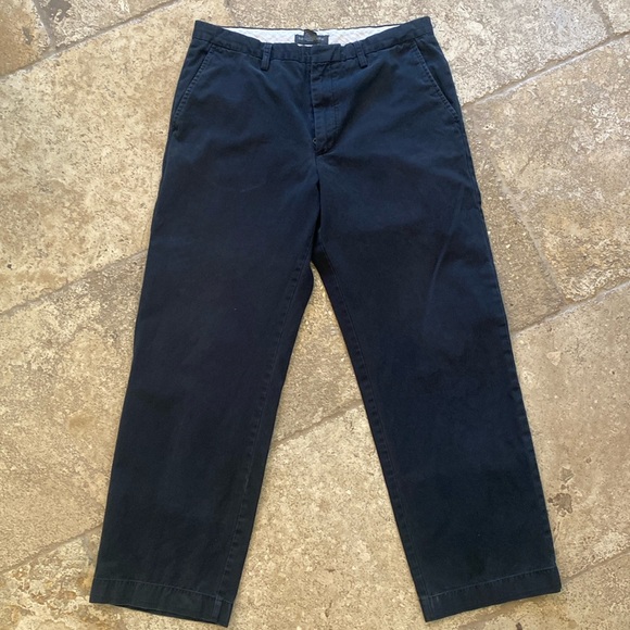 BANANA REPUBLIC FLAT-FRONT CHINO PANTS Size 36x32 - Picture 1 of 7